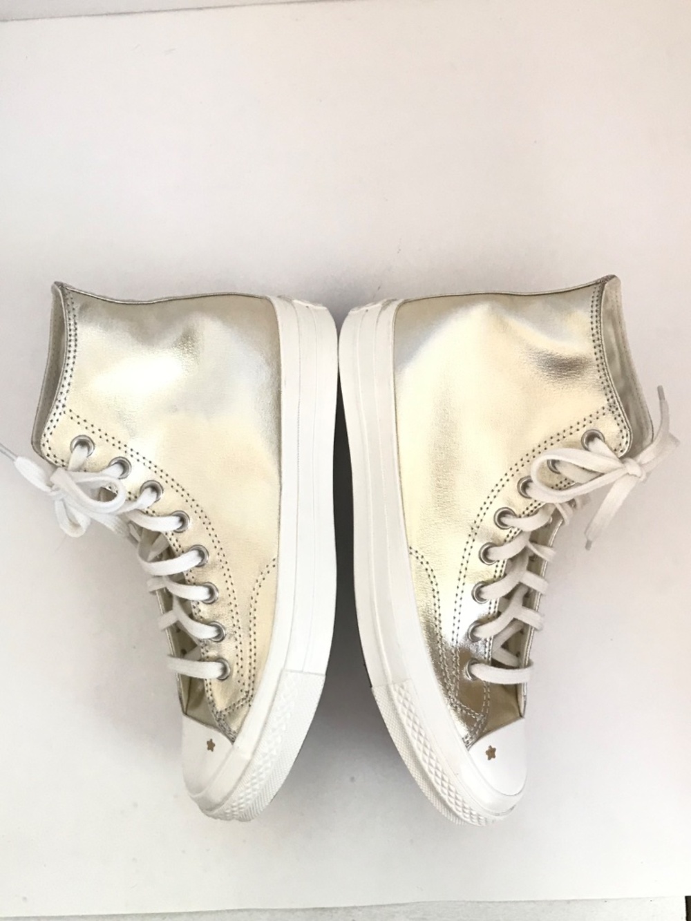 CHUCK TAYLOR All Star 70 Metallic High Top Sneaker Women’s Size 10 - Picture 10 of 16